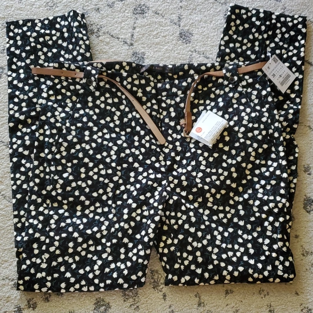 Zara Floral Trousers
